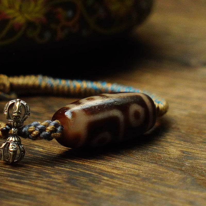 Six-Eye Dzi Bead - Harmony & Abundance