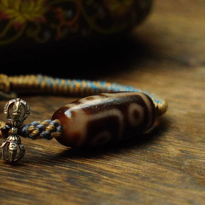 Six-Eye Dzi Bead - Harmony & Abundance