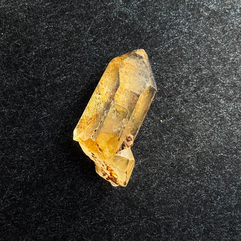 Golden Himalayan Quartz Pocket Stone - Energy Booster & Mindfulness Crystal