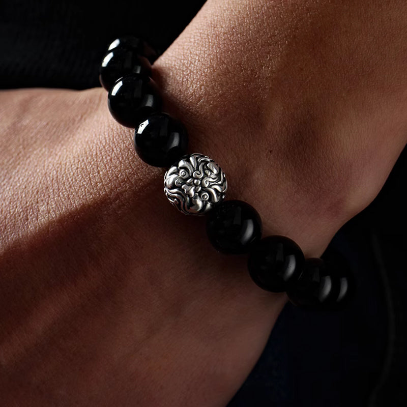 Obsidian Pi Xiu Bracelet - Wealth Attraction