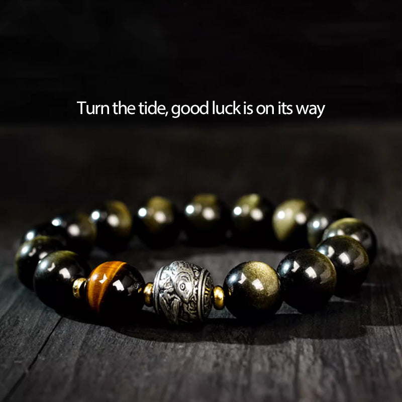 Obsidian - Turn the Tide Bracelet