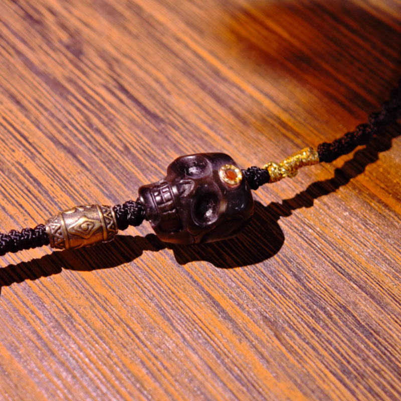 Guardian- Nine-Eye Dzi Bead Pendant