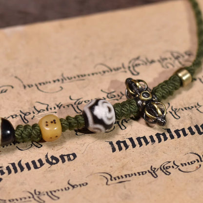 Sacred Third Eye Tianzu and Vajra Pendant Necklace
