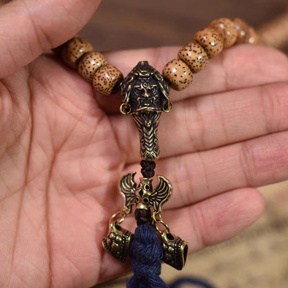 Aged Star Moon Bodhi Prayer Beads