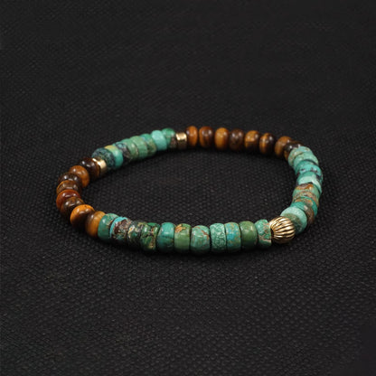 Agarwood Turquoise Bracelet