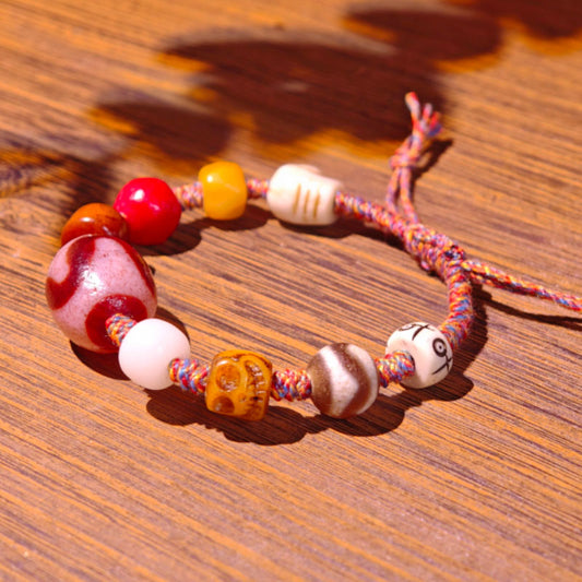 Tiger Tooth Dzi Bracelet