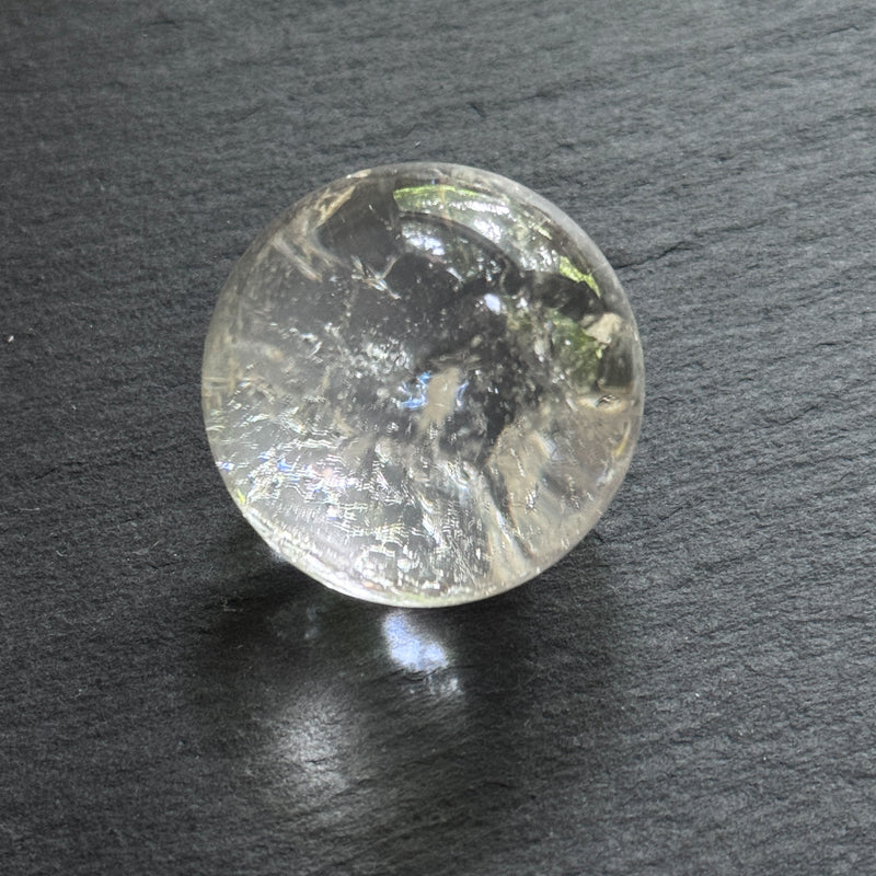 "Himalayan Healing Grid Set - 6 Clear Quartz + Smoky Quartz Sphere (Meditation & Energy Kit)"
