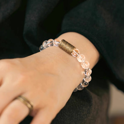 Clear Quartz Healing Bracelet – Clarity, Protection & Chakra Balance