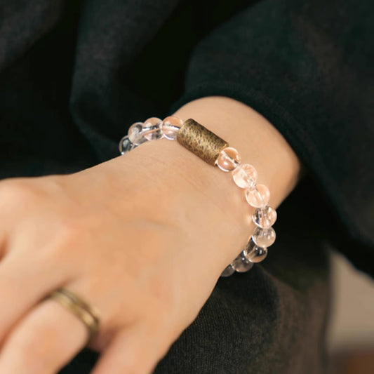Clear Quartz Healing Bracelet – Clarity, Protection & Chakra Balance