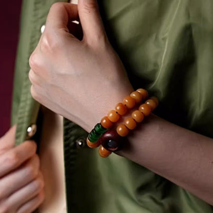 Weathered Bodhi Seed Prayer Beads