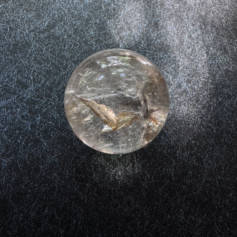 "Himalayan Healing Grid Set - 6 Clear Quartz + Smoky Quartz Sphere (Meditation & Energy Kit)"