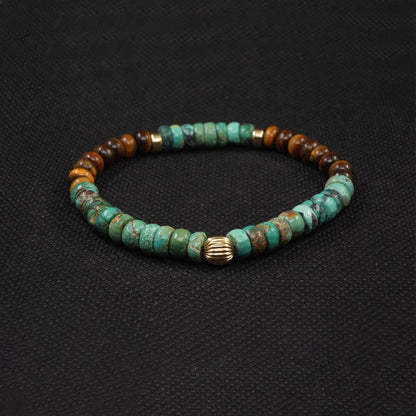 Agarwood Turquoise Bracelet