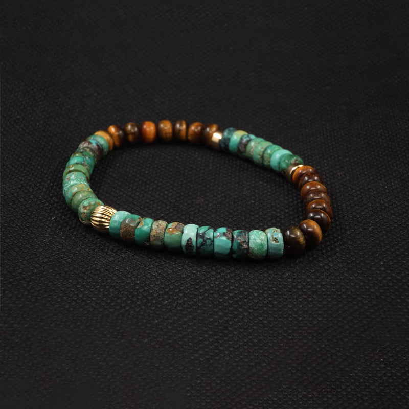 Agarwood Turquoise Bracelet