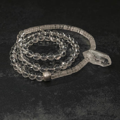 Multi-Row Pure Quartz Bracelet – Stronger Energy Protection