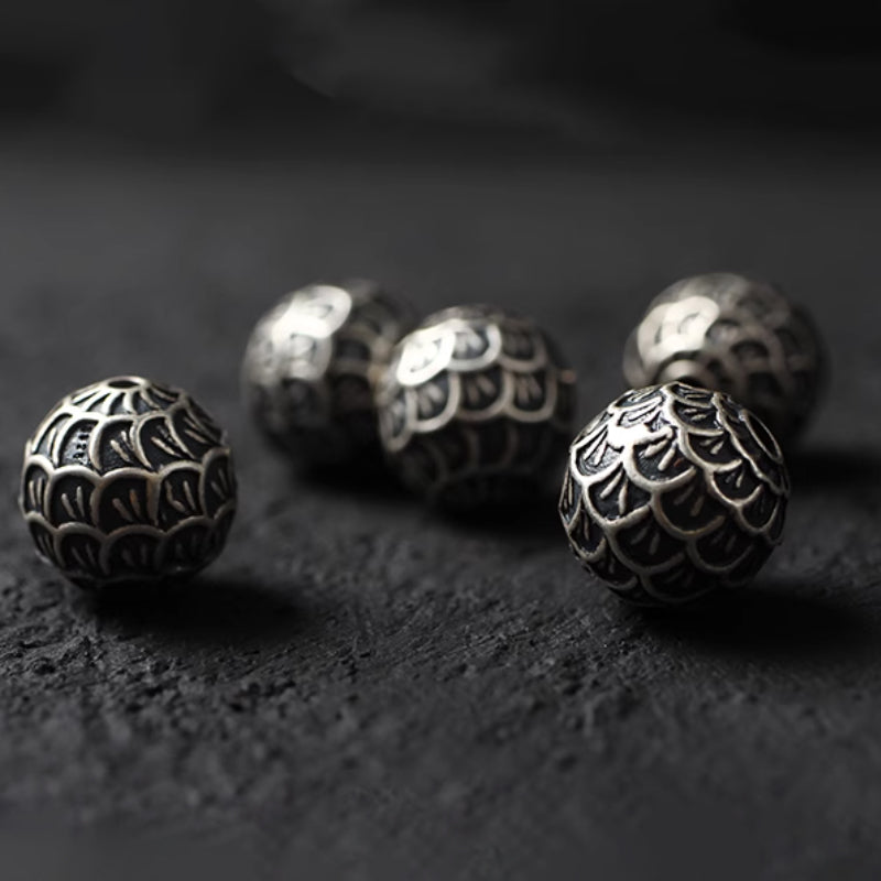 Obsidian and Lava Stone Lucky Bracelet