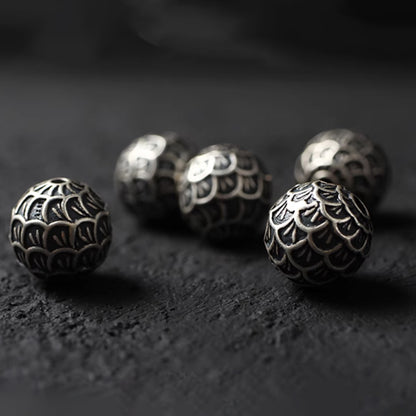 Obsidian and Lava Stone Lucky Bracelet