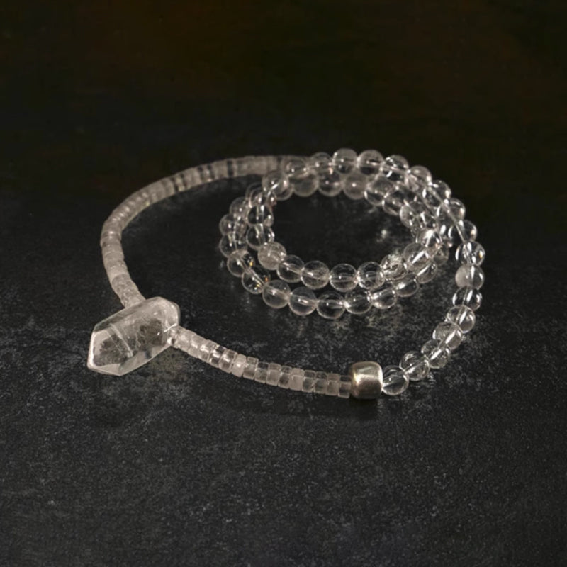 Multi-Row Pure Quartz Bracelet – Stronger Energy Protection