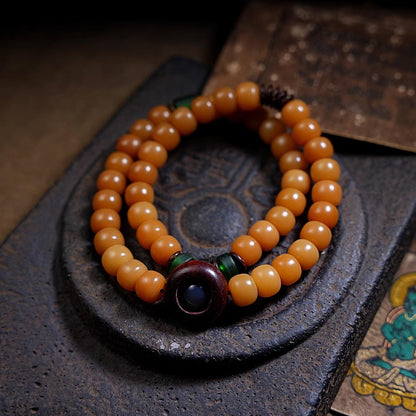 Weathered Bodhi Seed Prayer Beads
