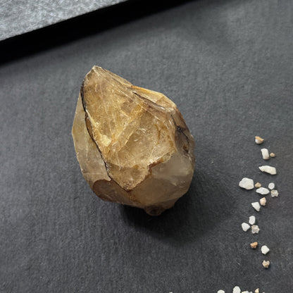 Sparkling Phantom Quartz – Glittering Mineral Specimen & Palm Stone