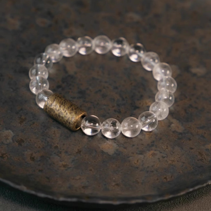 Clear Quartz Healing Bracelet – Clarity, Protection & Chakra Balance