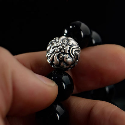 Obsidian Pi Xiu Bracelet - Wealth Attraction