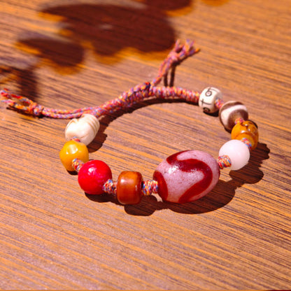 Tiger Tooth Dzi Bracelet