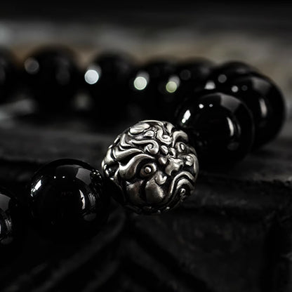Obsidian Pi Xiu Bracelet - Wealth Attraction